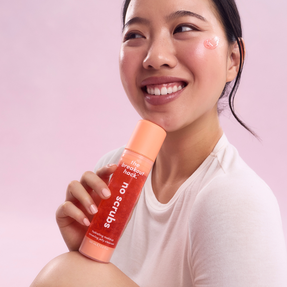 No Scrubs Jelly Cleanser | Makeup Remover Jelly | the breakout hack