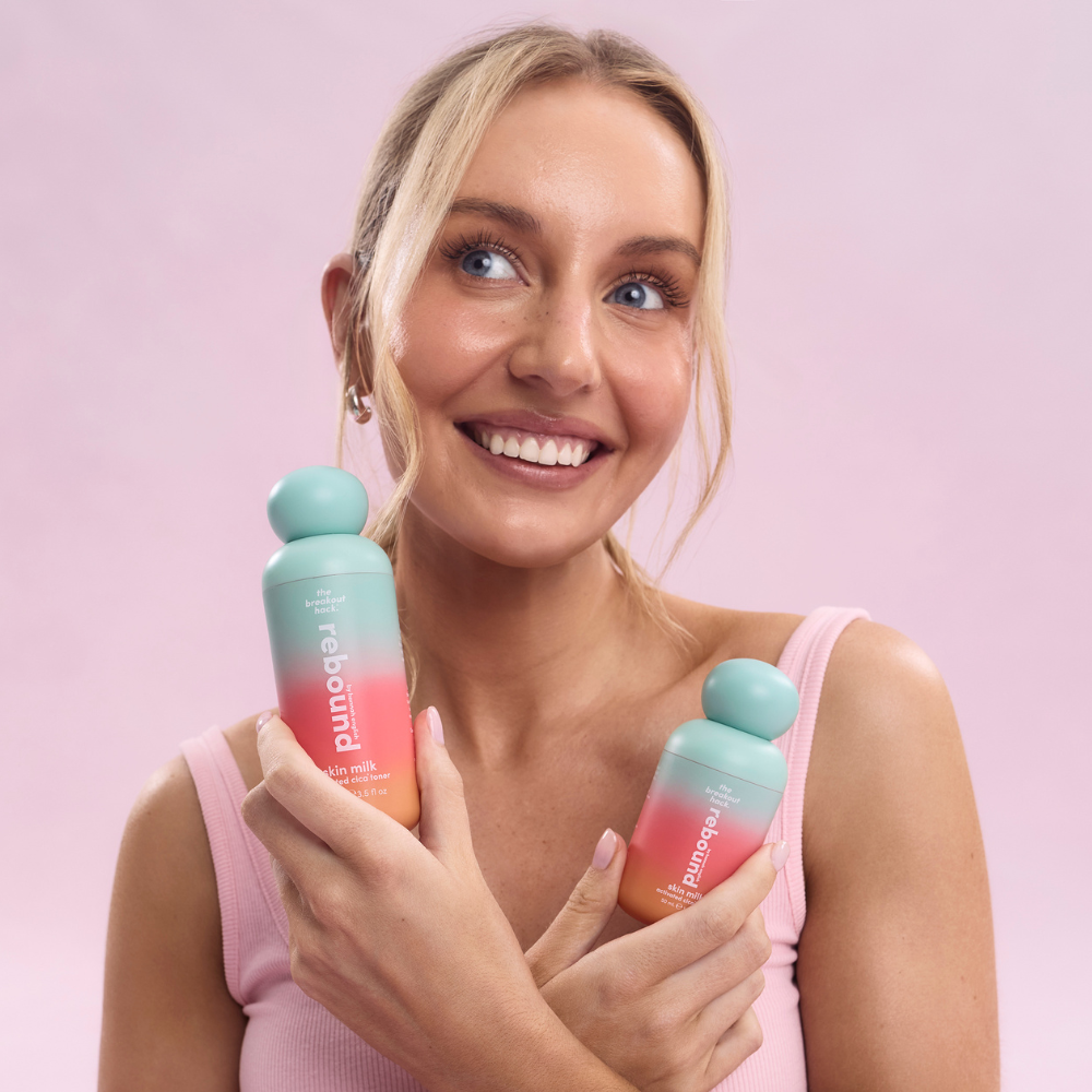 mini skin milk activated cica toner | the breakout hack